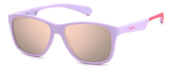 polaroid-kids-8052/s qck*jq matt violet pink(rose gold multilayer polarized 47*13